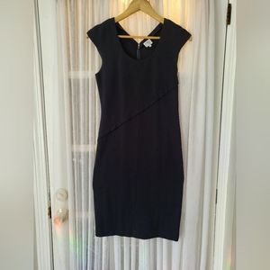 Armani Collezioni classic fitted black dress